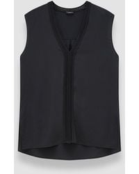 JOSEPH - Louis Crepe De Soie Silk Blouse - Lyst
