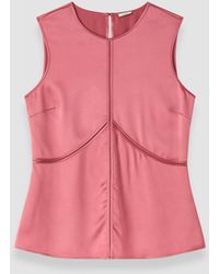 JOSEPH - Hebe Silk Satin Top - Lyst