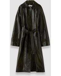JOSEPH - Zahia Textured Patent Leather Coat - Lyst