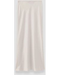 JOSEPH - Isaak Long Silk Satin Skirt - Lyst