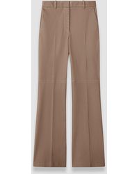 JOSEPH - Tafira Leather Stretch Trousers - Lyst