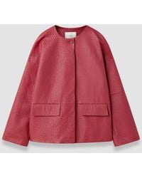 JOSEPH - Barbs Pebble Leather Jacket - Lyst