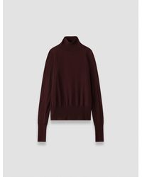 JOSEPH - Yara Cashair High Neck Jumper - Lyst