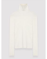 JOSEPH - Silk Stretch High Neck Top - Lyst