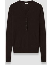 JOSEPH - Gillies Cashair Henley Jumper - Lyst