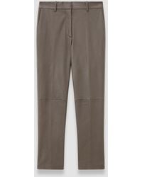 JOSEPH - Coleman Leather Stretch Trousers - Lyst