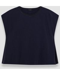 JOSEPH - T-shirt en popeline de jersey - Lyst