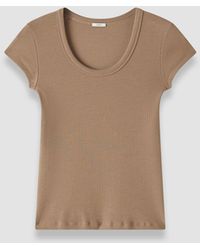 JOSEPH - Saba Cotton Rib Top - Lyst