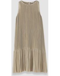JOSEPH - Rida Pleated Satin Dress - Lyst