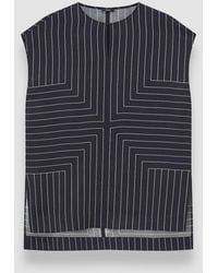 JOSEPH - Louison Geometric Print Silk Top - Lyst