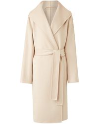 JOSEPH Manteau Lima en double cachemire - Neutre