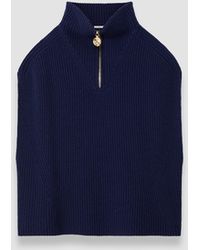JOSEPH - Raffet Fisherman Rib Knit Vest - Lyst