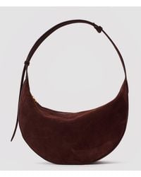 JOSEPH - Large Bean Suede Bag - Lyst
