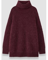 JOSEPH - Meslay Brushed Wool Jumper - Lyst
