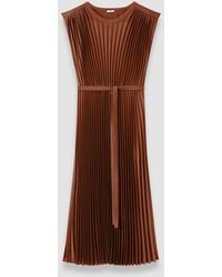 JOSEPH - Volta Knit Weave Plissé Dress - Lyst