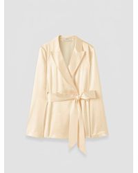 JOSEPH - Archer Silk Satin Jacket - Lyst