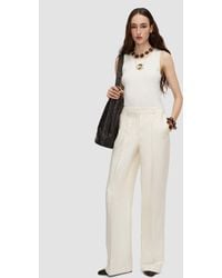 JOSEPH - Mitae Cotton Silk Blend Trousers - Lyst