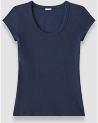 JOSEPH - Saba Cotton Rib Top - Lyst