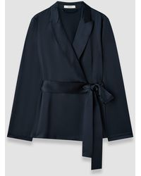 JOSEPH - Archer Silk Satin Jacket - Lyst