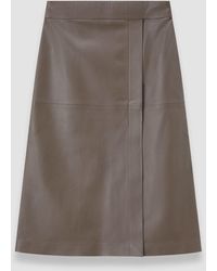 JOSEPH - Sèvres Nappa Leather Skirt - Lyst