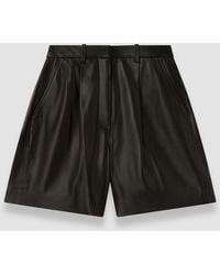 JOSEPH - Suze Soft Nappa Leather Shorts - Lyst