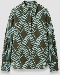 JOSEPH - Sina Open Weave Silk Blouse - Lyst