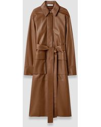 JOSEPH - Okabe Soft Nappa Leather Coat - Lyst
