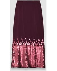 JOSEPH - Connie Chiffon Sequin Skirt - Lyst
