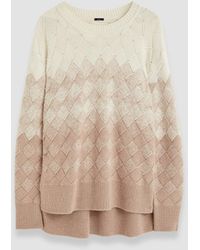 JOSEPH - Weave Knit Round Neck Jumper - Lyst