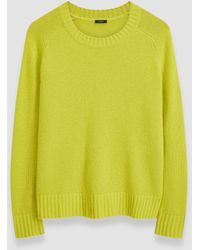 JOSEPH - Open Cashmere Round Neck Jumper - Lyst