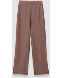 JOSEPH - Sahel Printed Silk Blend Trousers - Lyst