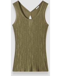 JOSEPH - Top Bayt En Viscose Froissée - Lyst