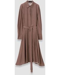 JOSEPH - Orlan Printed Silk Blend Dress - Lyst