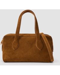 JOSEPH - Mini Loaf Suede Bag - Lyst