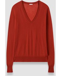JOSEPH - Cashair V Neck Jumper - Lyst
