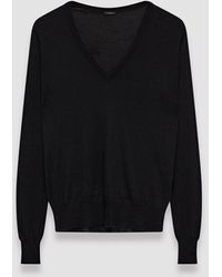 JOSEPH - Cashair V Neck Jumper - Lyst