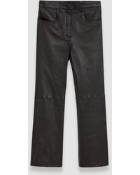 JOSEPH - Leather Stretch Duke Trousers - Lyst