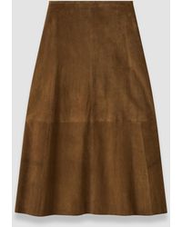 JOSEPH - Helius Light Suede Skirt - Lyst