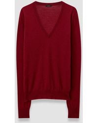 JOSEPH - Cashair V Neck Jumper - Lyst