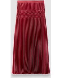 JOSEPH - Hayes Pleated Woven Skirt - Lyst