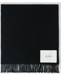 JOSEPH - Flora Waffle Wool Scarf - Lyst