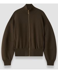 JOSEPH - Sable Milano Knit Bomber Jacket - Lyst