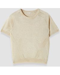 JOSEPH - Lille Lurex Knit Top - Lyst