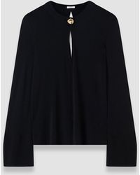 JOSEPH - Fabiola Fluid Jersey Blouse - Lyst