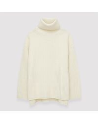 JOSEPH - Cardigan Stitch High Neck Jumper - Lyst