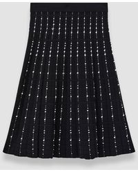 JOSEPH - Fragmented Stripes Knee Length Skirt - Lyst