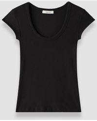 JOSEPH - Saba Cotton Rib Top - Lyst