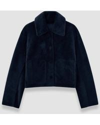 JOSEPH - Alloway Reversible Soft Shearling Jacket - Lyst