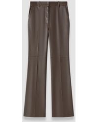 JOSEPH - Tafira Leather Stretch Trousers - Lyst