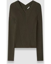 JOSEPH - Harti Linen Blend Knit Top - Lyst